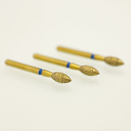 Zirconia Cutting Bur Z368-023M - Medium Grit Wheel Diamond Bur for Efficient Zirconia Occlusal and Labial Reduction - 5 Count